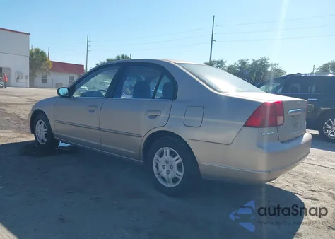 2002 Honda Civic Lx из США, поврежденный, VIN 2HGES16522H530348